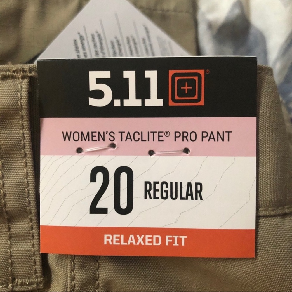 5.11 Taclite Pro tactical pants NWT tan 20w - Picture 2 of 3